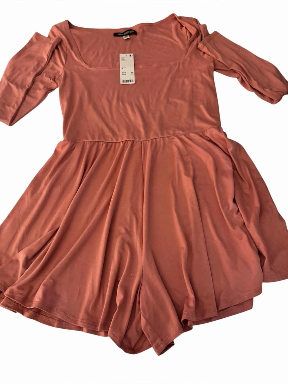 NWT Urban Outfitters pink long sleeve romper